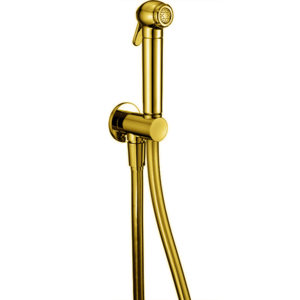 Изображение товара Гигиенический душ Cisal Shower SC00791024 со шлангом 120 см, вывод с держателем, золото