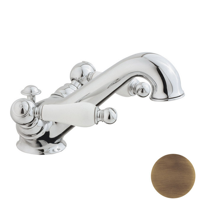 Изображение товара Смеситель Cisal Arcana Toscana TS00051027 для раковины с донным клапаном, бронза