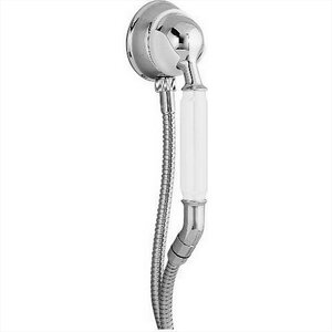 Изображение товара Душевой гарнитур Cisal Arcana Toscana TS00303021 шланг 120 см, ручная лейка, вывод с держателем, хром