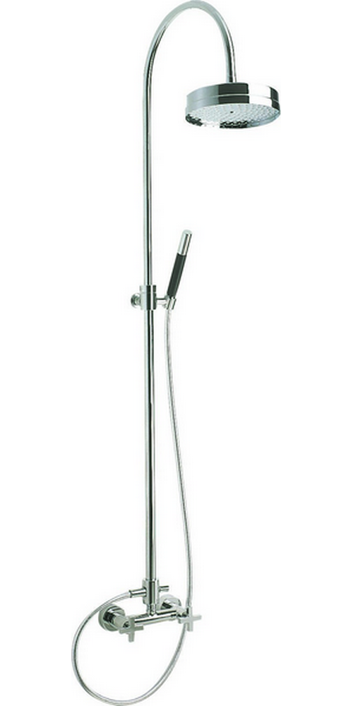 Изображение товара Душевая система Cisal Barcelona Quad с верхним и ручным душем хром Италия