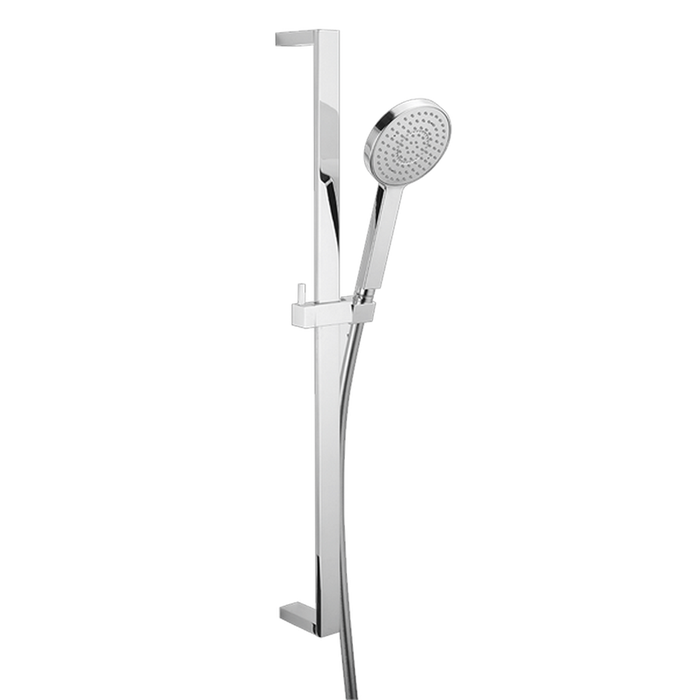 Изображение товара Душевой гарнитур Cisal Shower DS01110021 с ручной лейкой шлангом 150 см и штангой 70 см хром