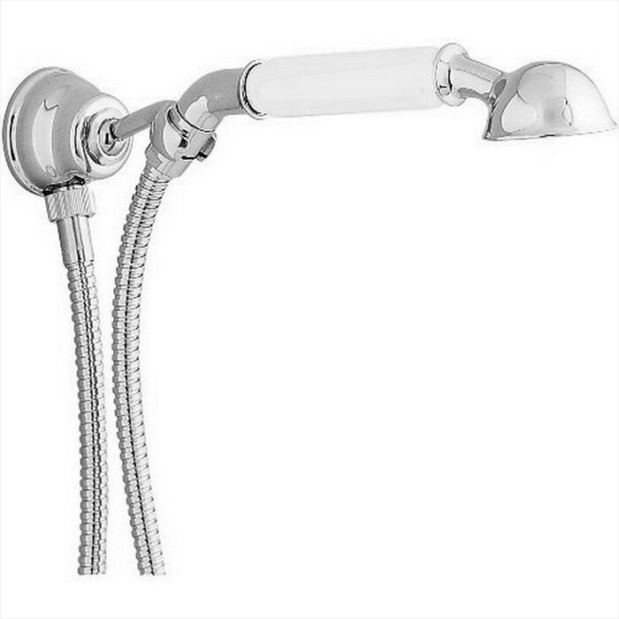Изображение товара Душевой гарнитур Cisal Arcana Toscana TS00304021 ручная лейка, шланг 120 см, вывод с держателем, хром