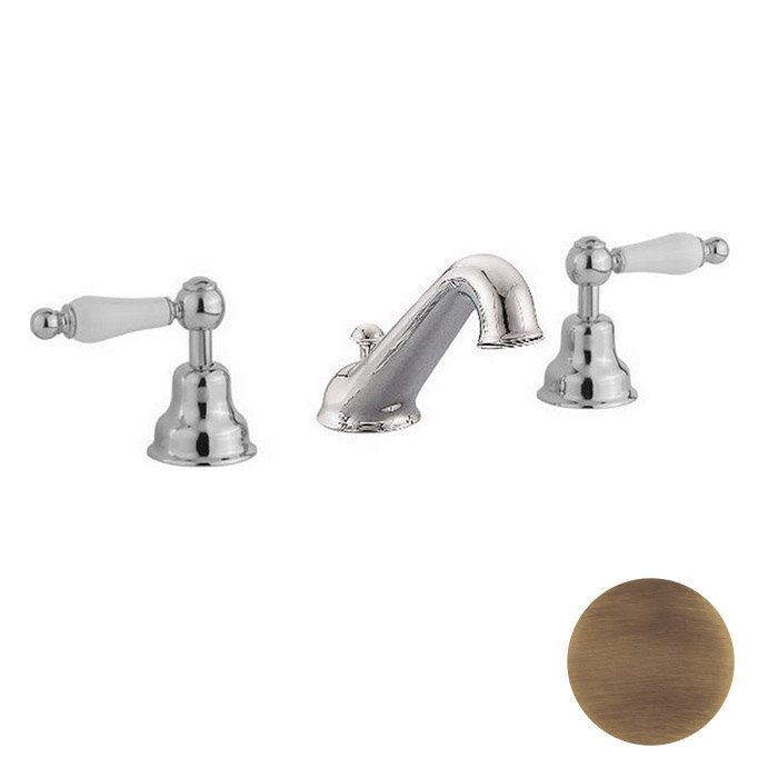 Изображение товара Смеситель Cisal Arcana Toscana TS00102027 для раковины с донным клапаном, бронза