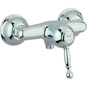 Изображение товара Смеситель Cisal Arcana Royal AY00044121 однорычажный настенный для душа, хром