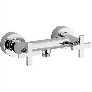 Изображение товара Смеситель Cisal Barcelona Quad BQ00044121 двухвентильный настенный для душа, хром