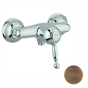 Изображение товара Смеситель Cisal Arcana Royal AY00044127 однорычажный настенный для душа, бронза