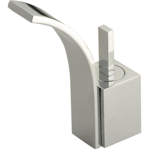 Изображение товара Качественный однорычажный смеситель для биде Cisal Wave с донным клапаном хром