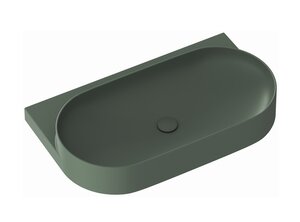 Изображение товара Раковина Ravak Yard 800 XJX08280000 80 см, подвесная, фаянс, зелёный матовый