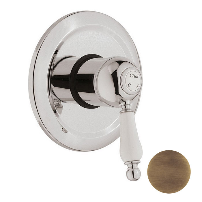 Изображение товара Однорычажный смеситель CISAL Arcana Empress EM00300027 для душа бронза