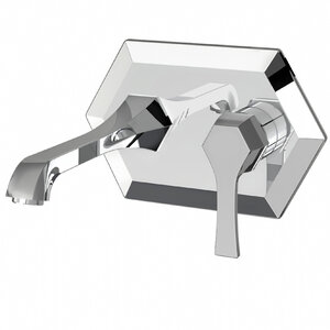 Изображение товара Смеситель Cisal Cherie CE00551021 однорычажный для раковины из стены, излив 212 мм, цвет хром