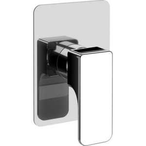 Изображение товара Встраиваемый однорычажный смеситель Cisal Cubic CU00300021 для душа, цвет хром