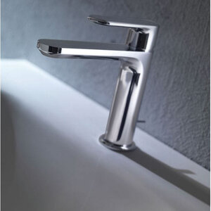 Изображение товара Смеситель Cisal LineaViva LV00051021 однорычажный для раковины на 1 отверстие с донным клапаном, цвет хром