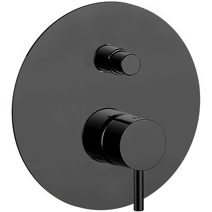 Изображение товара Смеситель Cisal Less New LN00210040 для ванны/душа, черный матовый