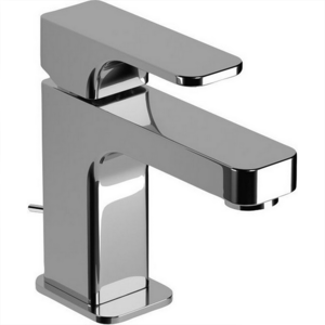 Изображение товара Смеситель Cisal Cubic CU00051121 однорычажный для раковины на 1 отверстие с донным клапаном, цвет хром