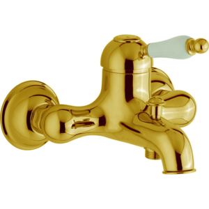 Изображение товара Смеситель Cisal Arcana Empress EM00013024 однорычажный настенный для ванны/душа, золото