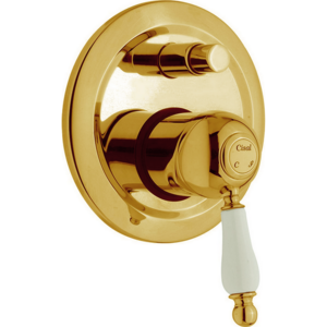 Изображение товара Встраиваемый однорычажный смеситель Cisal Arcana Empress EM00210024 для ванны/душа, цвет золото