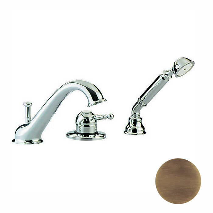 Изображение товара Смеситель для ванны Cisal Arcana Royal AY00126027 бронза однорычажный на борт