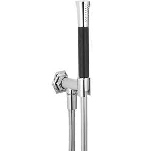 Изображение товара Душевой гарнитур Cisal Cherie CE00303021 ручная лейка, шланг 150 см, вывод с держателем, хром