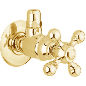 Изображение товара Вентиль угловой Cisal 1/2" цвет золото