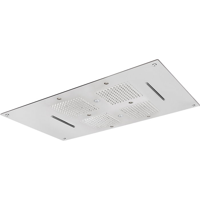Изображение товара Встраеваемый верхний душ Cisal Zen Shower ZS027030D2, 85х54 см, 3 типа струи, хромотерапия, выключатель, трансформатор, полированная нержавеющая сталь Изображение товара Встраеваемый верхний душ Cisal Zen Shower ZS027030D2, 85х54 см, 3 типа струи, хромотерапия, выключатель, трансформатор, полированная нержавеющая сталь
