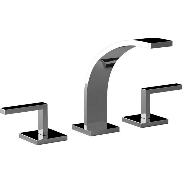 Изображение товара Смеситель Cisal Wave для раковины на 3 отверстия с донным клапаном