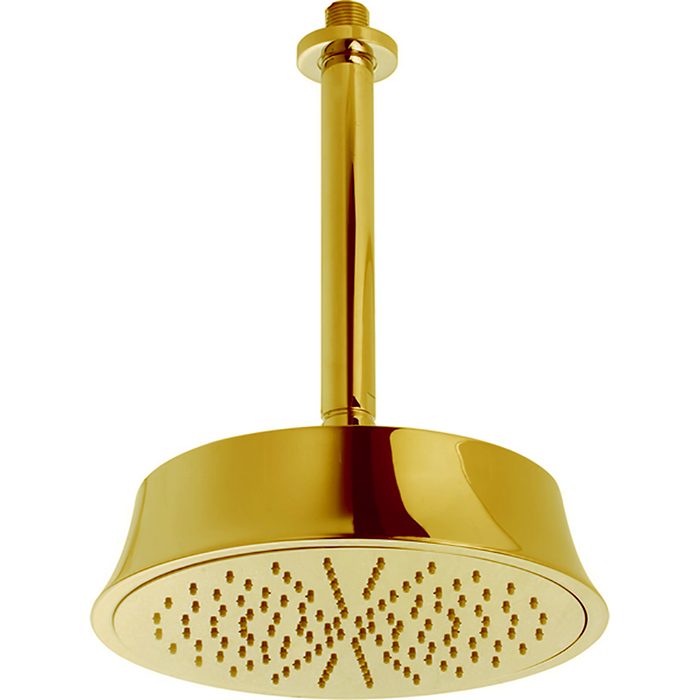 Изображение товара Верхний душ Cisal Shower DS01328024, D220 мм,1 режим струи, с потолочным держателем L270 мм, золото Изображение товара Верхний душ Cisal Shower DS01328024, D220 мм,1 режим струи, с потолочным держателем L270 мм, золото