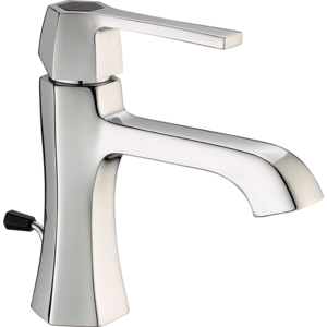 Изображение товара Смеситель Cisal Cherie однорычажный для раковины на 1 отверстие с донным клапаном, цвет хром/черный матовый (CH0005146T)