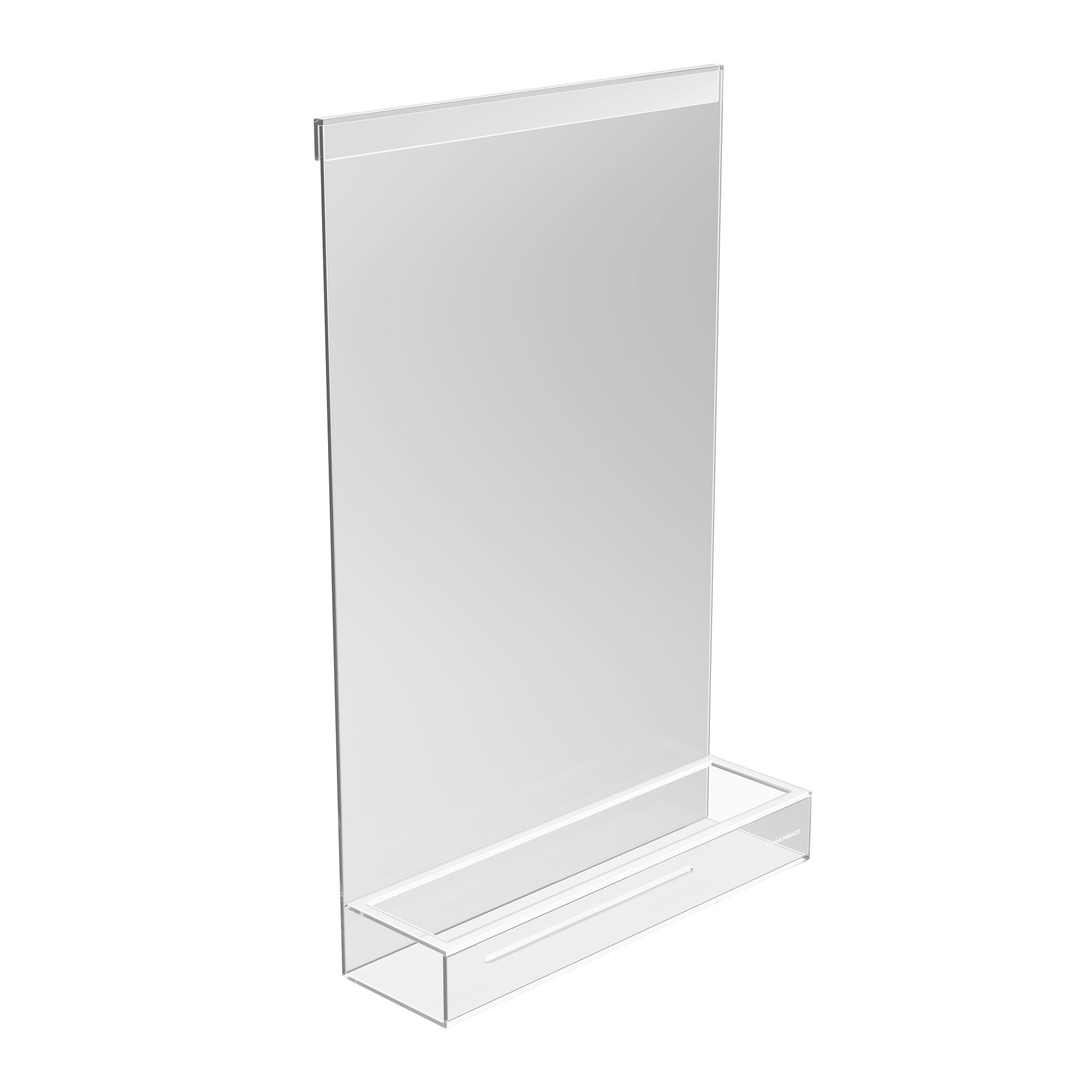 Изображение товара Полка для душевых ограждений Kerama Marazzi Анголо AN.SH.KM.TR, прозрачная Изображение товара Полка для душевых ограждений Kerama Marazzi Анголо AN.SH.KM.TR, прозрачная