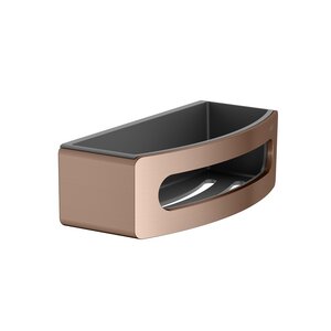 Изображение товара Корзинка для губки Keuco Elegance 11658290001, красное золото шлифованное/антрацит
