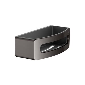 Изображение товара Корзинка для губки Keuco Elegance 11658350001, титан чёрный шлифованный/антрацит