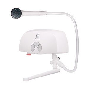 Изображение товара Проточный водонагреватель Electrolux SmartFix 2.0 TS (3,5 kW), НС-1017848, (кран-душ), электрический, однофазный, белый