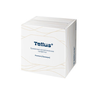 Изображение товара Салфетки для лица Tellus 643100, 2 слоя, цвет белый