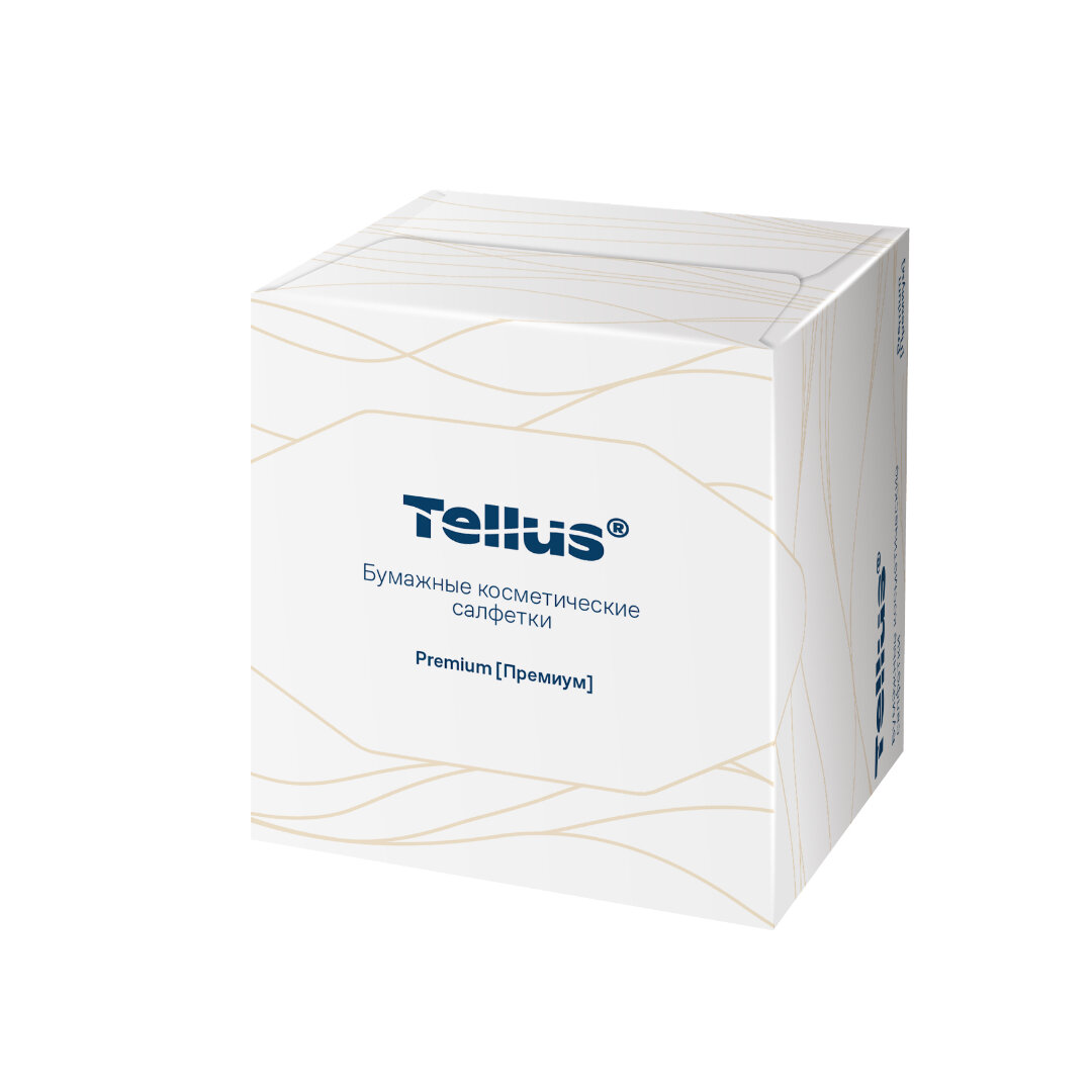 Изображение товара Двухслойные косметические салфетки Tellus 643100, белые, мягкие и впитывающие Изображение товара Двухслойные косметические салфетки Tellus 643100, белые, мягкие и впитывающие