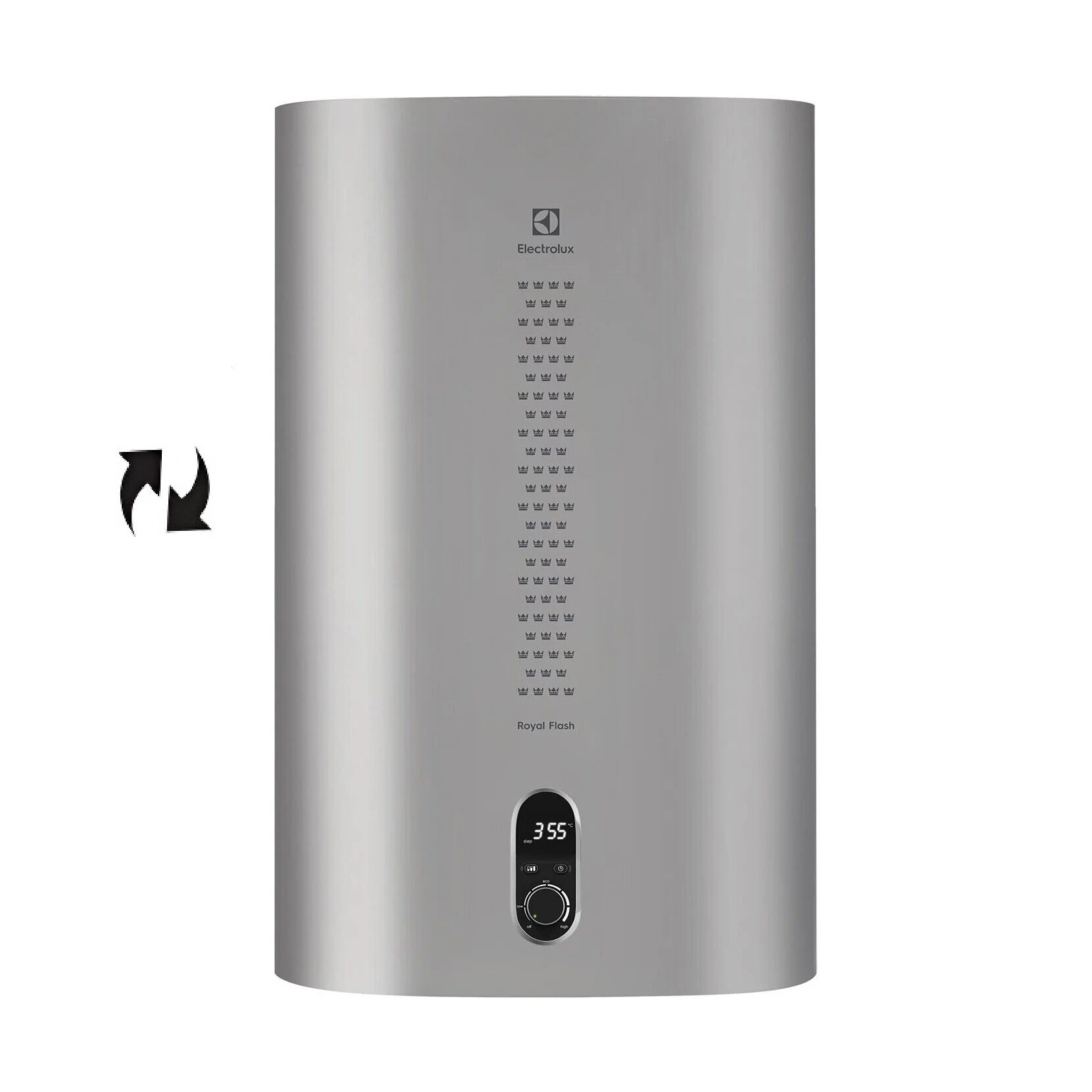 Изображение товара Водонагреватель Electrolux EWH 80 Royal Flash S 80 л, 2 кВт, электронное управление Изображение товара Водонагреватель Electrolux EWH 80 Royal Flash S 80 л, 2 кВт, электронное управление