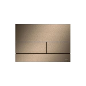 Изображение товара Клавиша смыва TECEsquare II 9240848, механическая, металл, цвет сатин позолоченный PVD