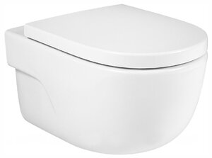 Изображение товара Подвесной унитаз Roca Meridian 34624L000 безободковый 560 rimless