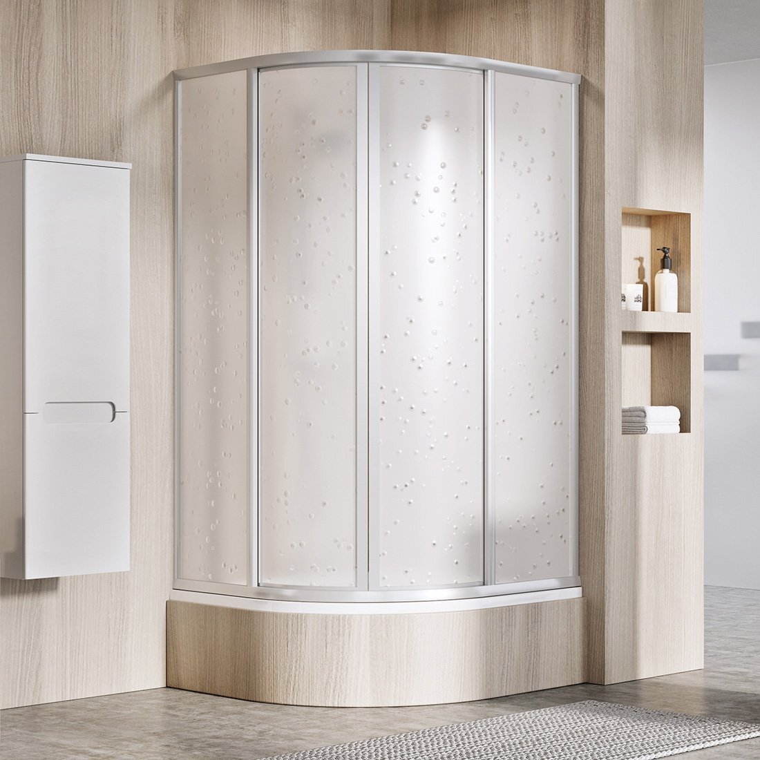 Изображение товара Ravak Supernova SKCP4-80 Sabina - уголок 80x80 см, сатин/Pearl