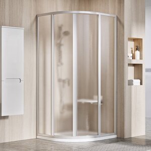 Изображение товара Душевой уголок Ravak Supernova SKCP4-90 с витражом Грейп и сатиновым профилем 90x90 см