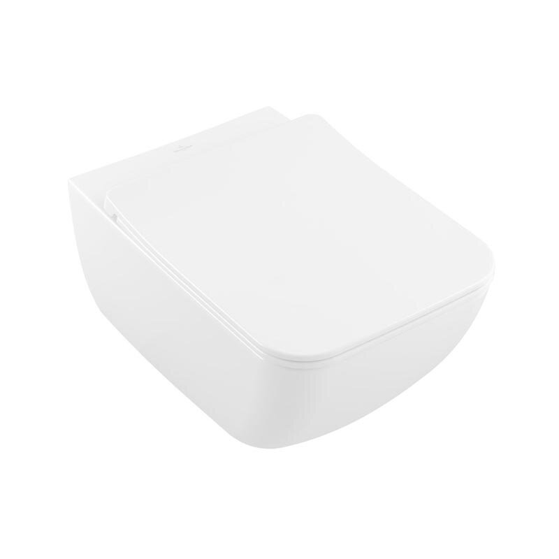 Изображение товара Подвесной унитаз Villeroy&Boch Venticello 4611 RLR1, безободковый DirectFlush, альпийский белый с покрытием CeramicPlus