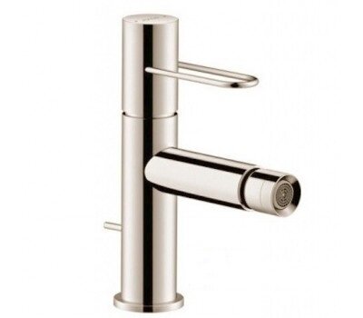 Изображение товара Смеситель Axor Uno 38211820 для биде с донным клапаном, никель