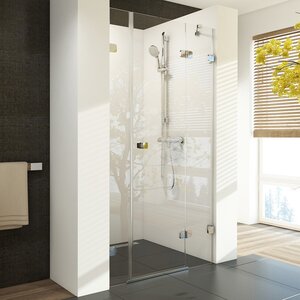 Изображение товара Душевая дверь в нишу Ravak Brilliant BSD3-120, левая/правая, профиль хром, витраж транспарент, 0ULG0A00Z1/0UPG0A00Z1