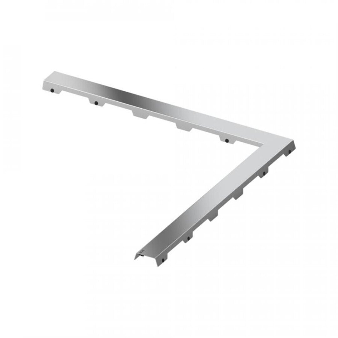 Изображение товара Решетка для слива TECE Drainline Steel II 610982, 90 x 90 см, угловая, цвет нержавеющая сталь