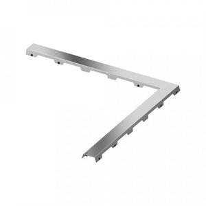 Изображение товара Решетка для слива TECE Drainline Steel II 611082, 100 x 100 см, угловая, цвет нержавеющая сталь