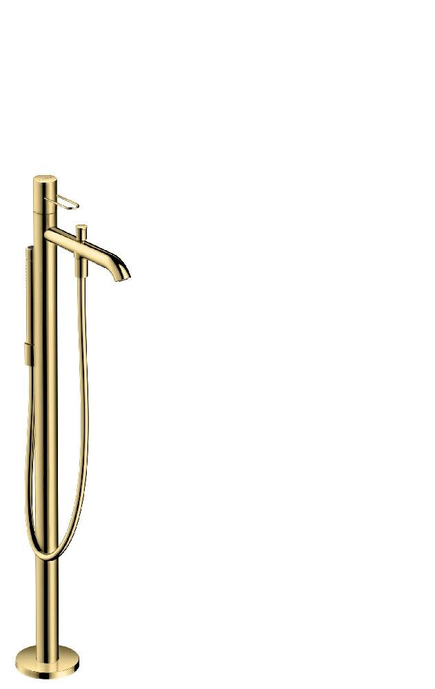 Изображение товара Смеситель Axor Uno 38442930 для ванны и душа с ручным душем, полированная латунь