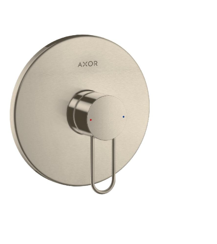 Изображение товара Смеситель Axor Uno 38626820 с шлифованным никелем, однорычажное управление Изображение товара Смеситель Axor Uno 38626820 с шлифованным никелем, однорычажное управление