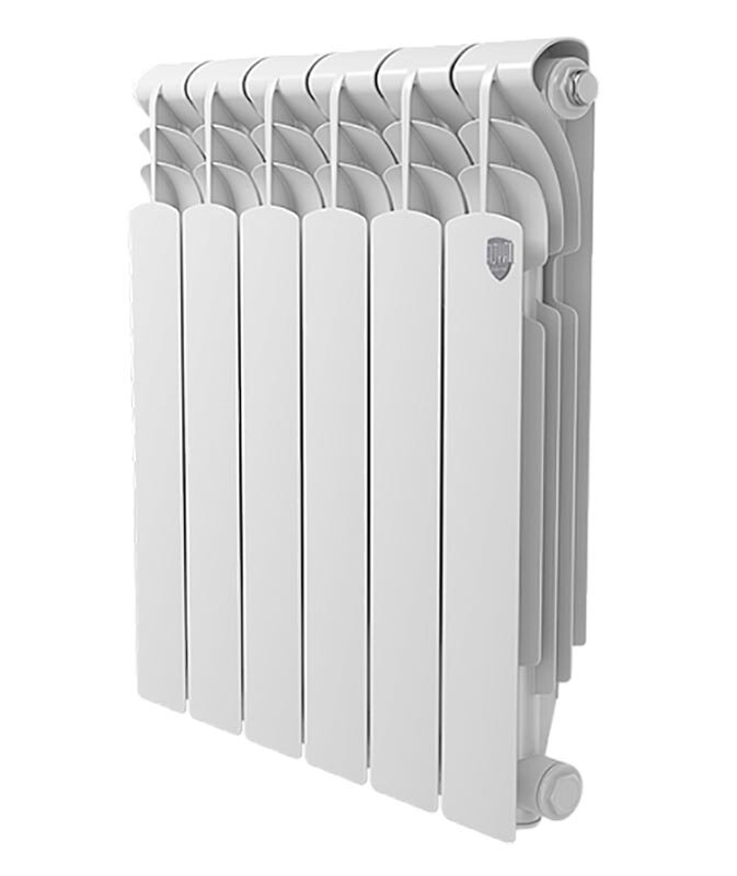 Изображение товара Алюминиевый радиатор Royal Thermo Revolution 2.0 6 секций боковое подключение