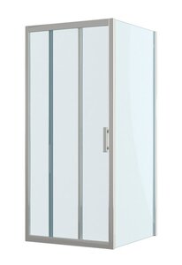 Изображение товара Душевой уголок BelBagno Uno-195-AF-31-90-C-IN, 90 х 90 см, стекло прозрачное, профиль сатин матовый