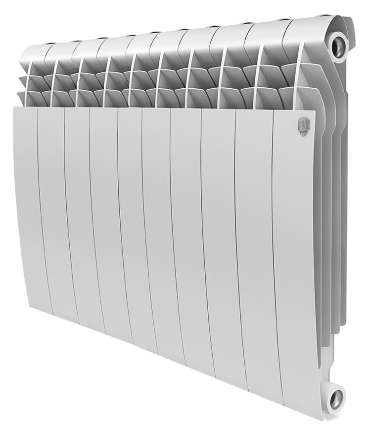 Изображение товара Радиатор биметаллический Royal Thermo BiLiner 500 Bianco Traffico 10 секций боковое подключение