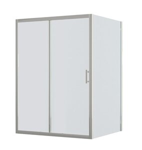 Изображение товара Душевой уголок BelBagno Uno-195-AH-1-140/80-C-Cr, 140 х 80 см, стекло прозрачное, профиль хром