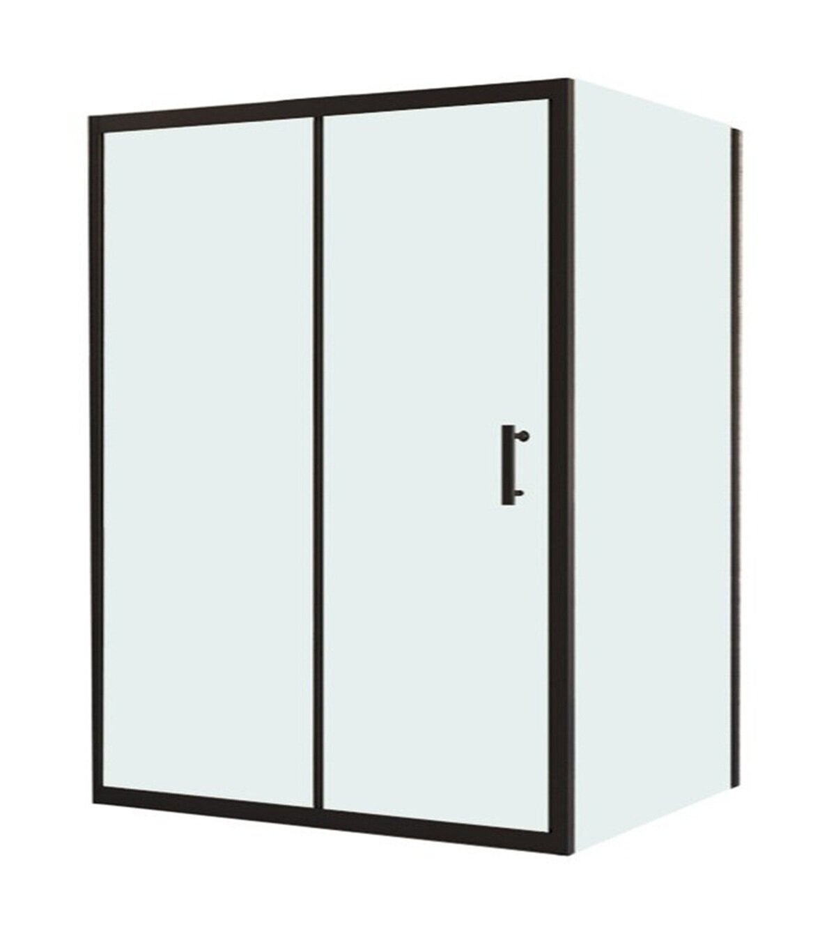 Изображение товара Душевой уголок BelBagno Uno-195-AH-1-140/90-C-NERO с раздвижной системой Изображение товара Душевой уголок BelBagno Uno-195-AH-1-140/90-C-NERO с раздвижной системой